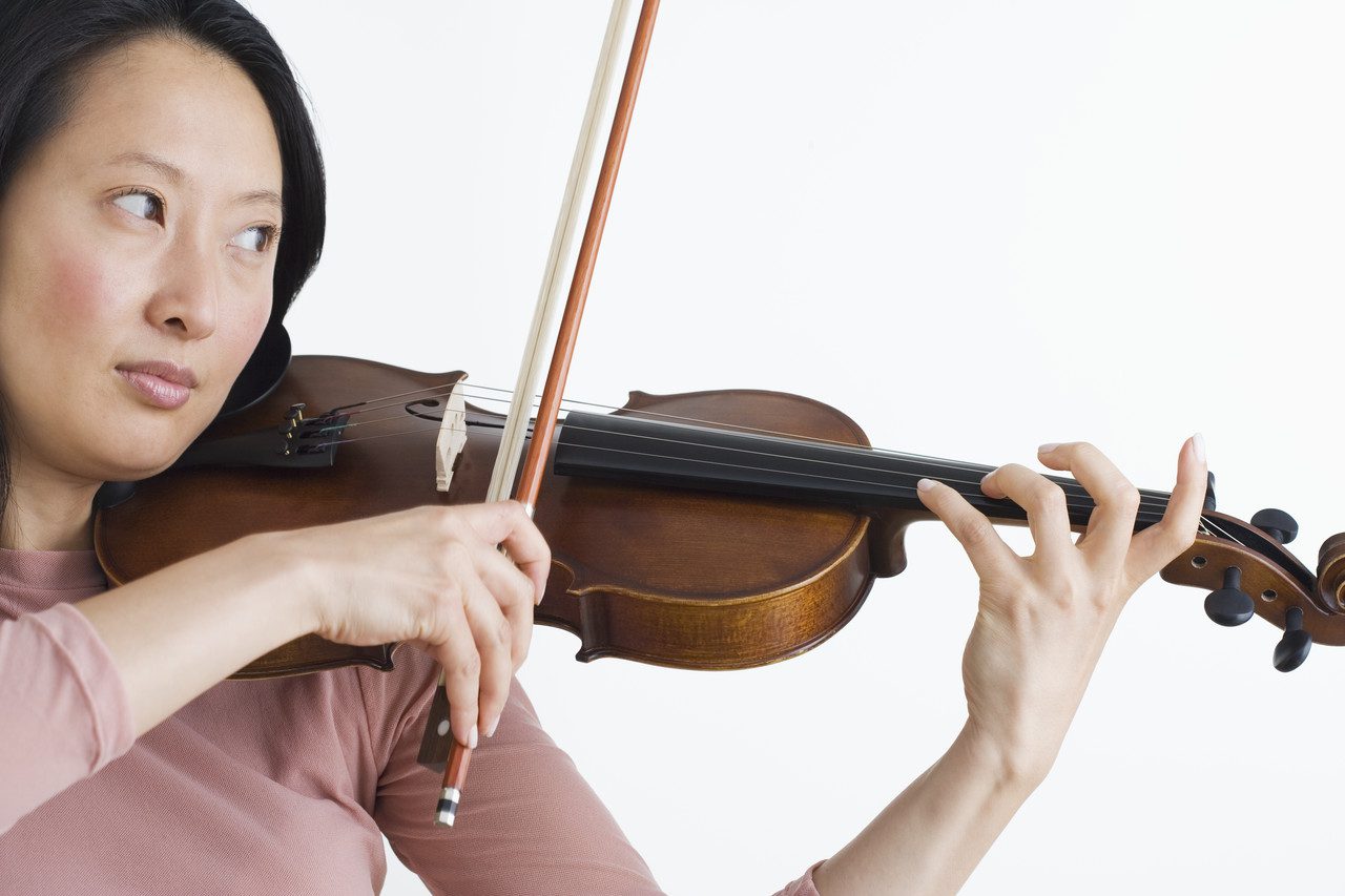 Woman Playing Violin Woman Playing Violin