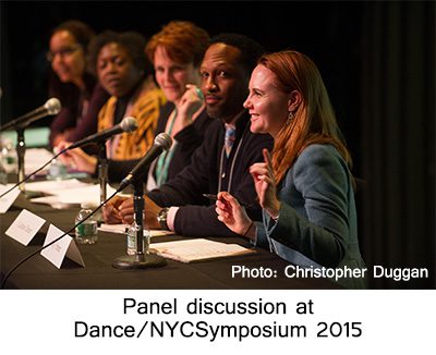 Panel Discussion at Dance/NYC Symposium 2015