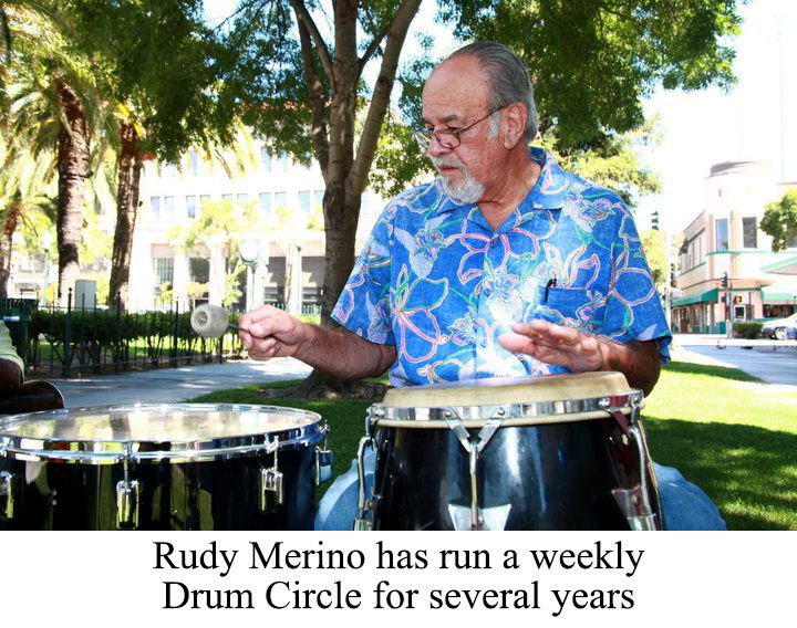 Rudy Merino has run a Drum Circle for several years