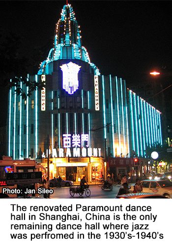The renovated Paramount Dance Hall in Shanghai, China