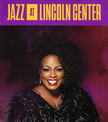 Singer Dianne Reeves on "Jazz @ Lincoln Center" program cover